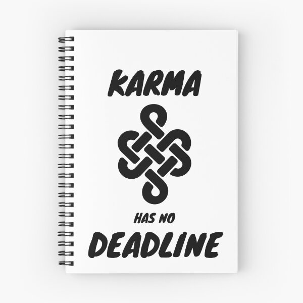 Artikelvorschau, Karma hat keine Frist - Karma-Zitat entworfen und verkauft von RmeenaArt.