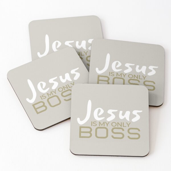 Item preview, Jesus Is My Only Boss - Jesus Is My Hero designed and sold by ViewerEqualsPhoton.
