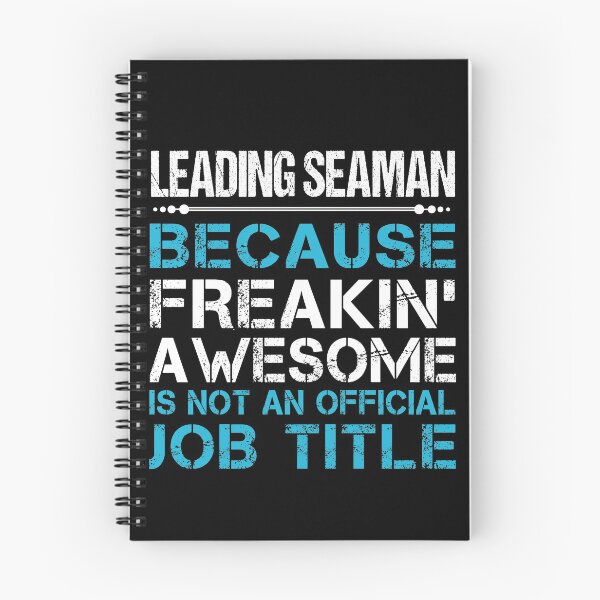 Item preview, Leading Seaman T Shirt - Freaking Awesome Job Gift Item Tee designed and sold by oetate4774.