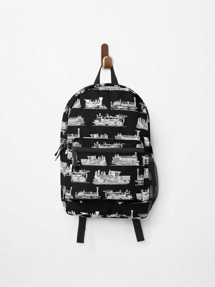 Vintage retro steam engine old trains backpack | Backpack