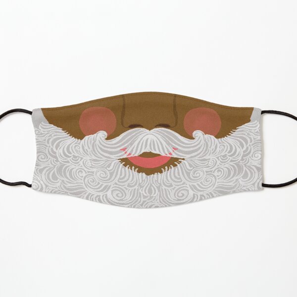 Santa - Brown and Rosy Kids Mask