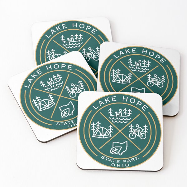 Item preview, Lake Hope State Park Heraldic Logo designed and sold by VanyaKar.