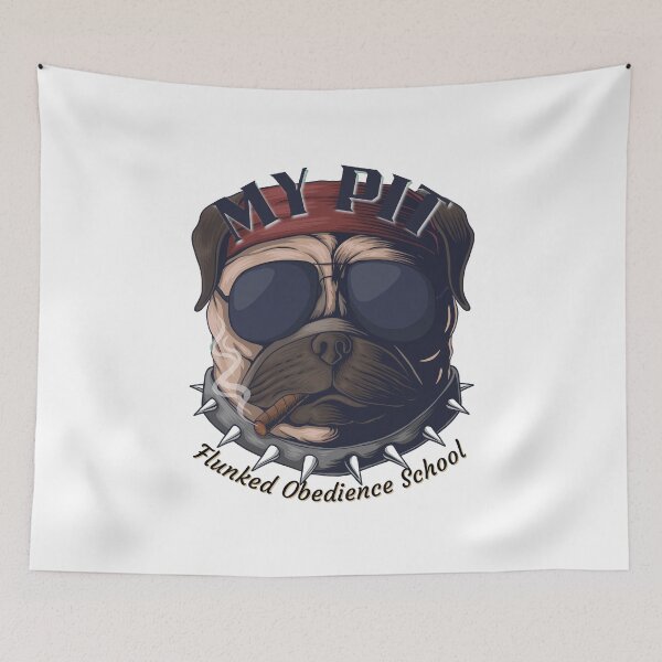 Item preview, My Pit Flunked Obedience School V1 - Popular Dog Breed - by Boo-da-chay designed and sold by Boo-da-chay.