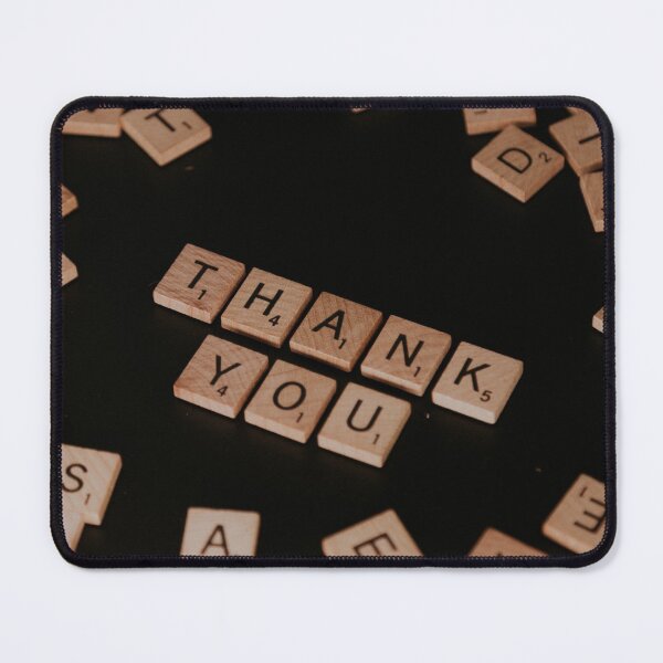 Item preview, Thank you lettering, Wooden pieces designed and sold by photograpyshop.