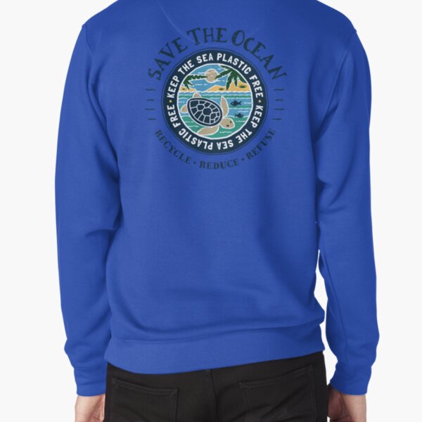 Item preview, Save The Ocean Keep the Sea Plastic Free Turtle Scene designed and sold by Bangtees.