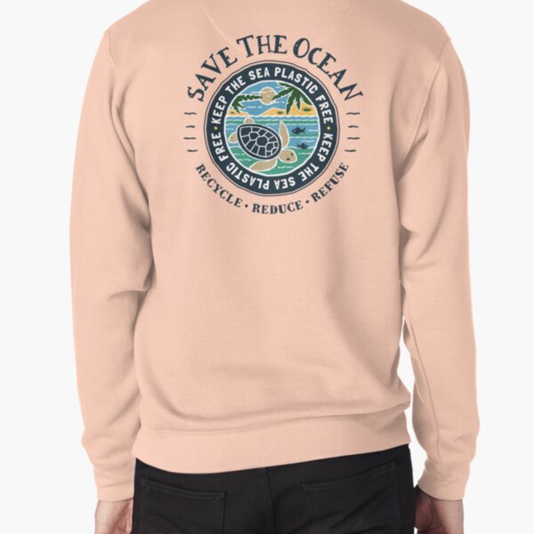Item preview, Save The Ocean Keep the Sea Plastic Free Turtle Scene designed and sold by Bangtees.