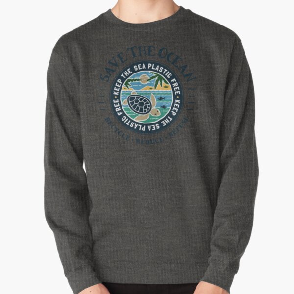 Item preview, Save The Ocean Keep the Sea Plastic Free Turtle Scene designed and sold by Bangtees.