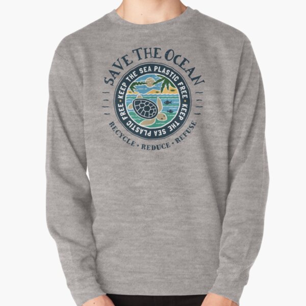 Item preview, Save The Ocean Keep the Sea Plastic Free Turtle Scene designed and sold by Bangtees.