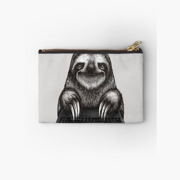 Item preview, Sloth with laptop designed and sold by ramarama.