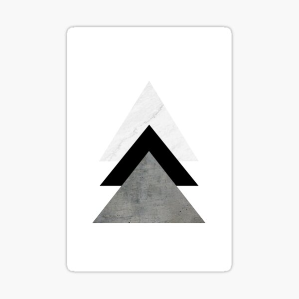 Arrows Collages Monochrome Sticker