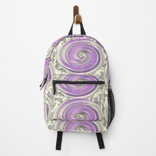 Item preview, Purple Violet Gray Circle Swirl Abstract with White designed and sold by JariHawk.