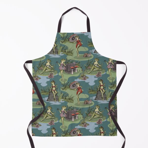 Item preview, Vintage Pin-Up Girl Frogs designed and sold by somecallmebeth.