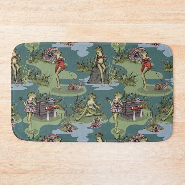 Item preview, Vintage Pin-Up Girl Frogs designed and sold by somecallmebeth.
