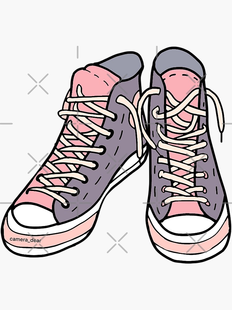 How To Draw Converse All Star High Shoes Step By Step for Beginners -  YouTube