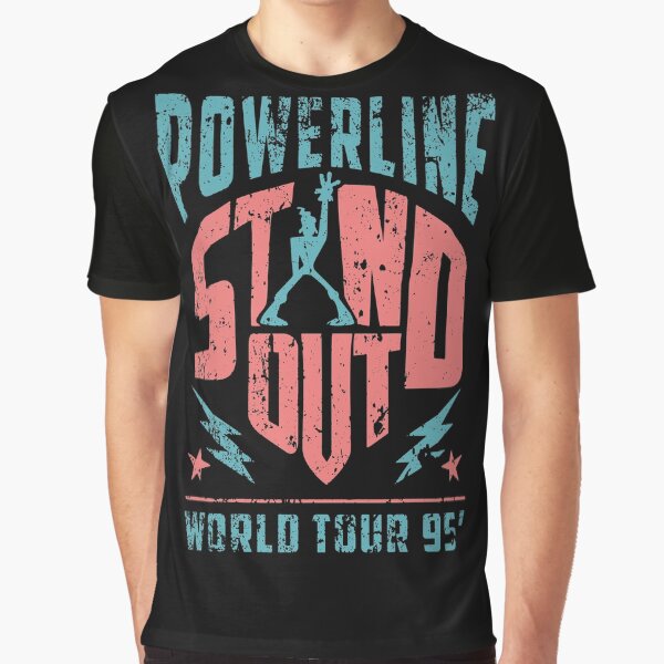 Item preview, Distressed Stand Out Powerline Vintage Mens, For Women Classic Handmade designed and sold by KUJTVEJJ.