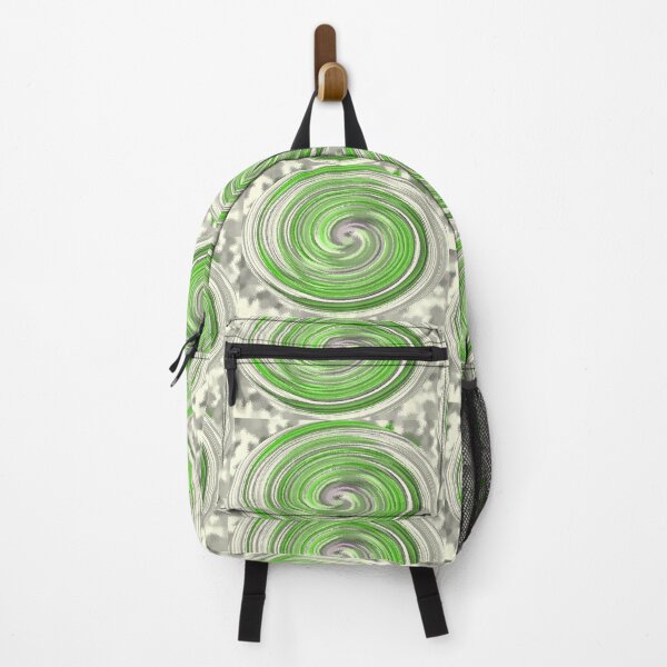 Item preview, Lime Green Gray Circle Swirl Abstract with White designed and sold by JariHawk.