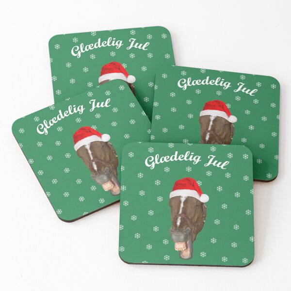 Item preview, Glædelig Jul grinende hest designed and sold by quentinjlang.