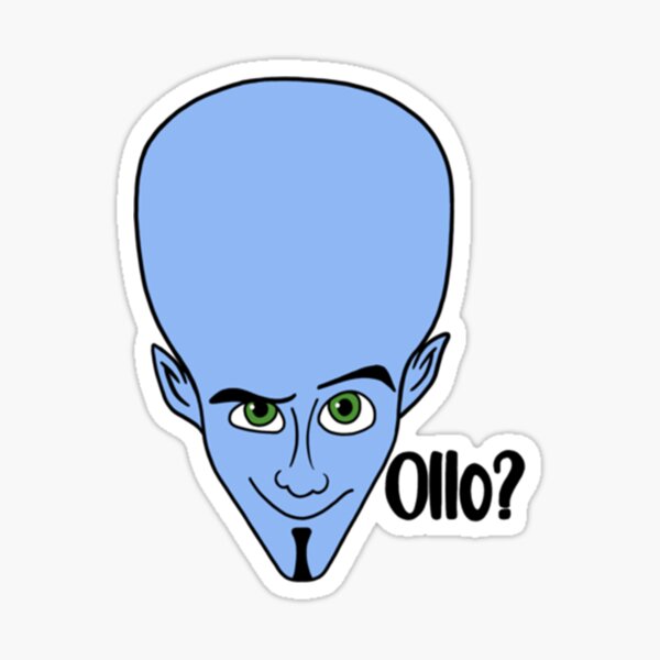 "Megamind " Sticker By Kenshishop | Redbubble