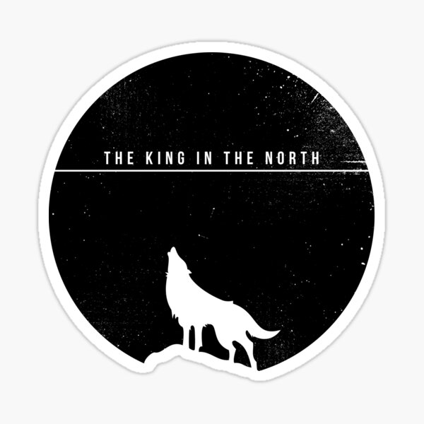 El rey en el norte Pegatina