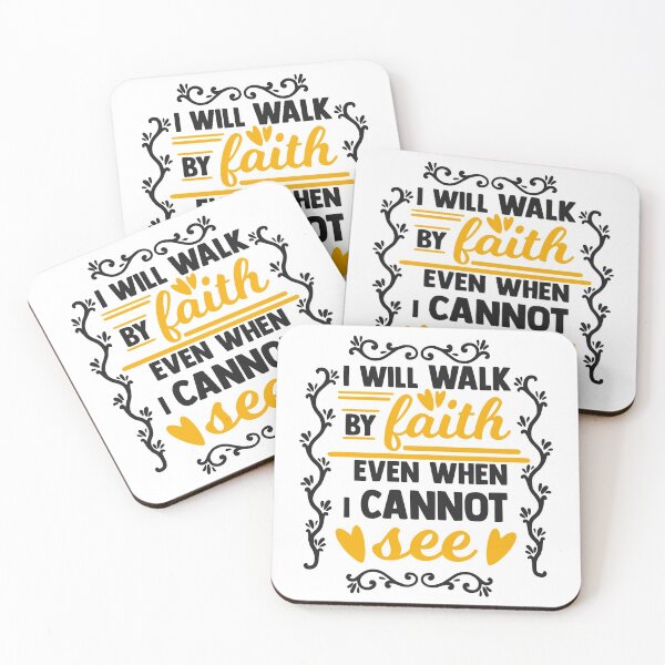 Item preview, Corinthians 5:7 I Will Walk By Faith Even When I Cannot See T-Shirt designed and sold by Minnesnowta.