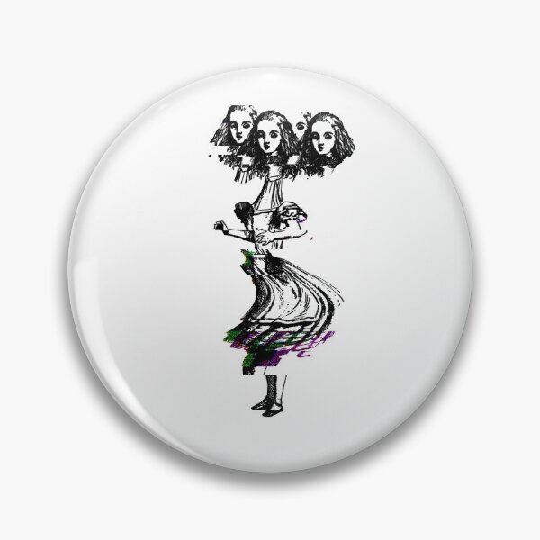 Item preview, Alice in Wonderland Hellhound Illustration Super Glitch  designed and sold by KristaZed.