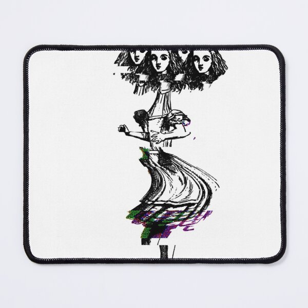 Item preview, Alice in Wonderland Hellhound Illustration Super Glitch designed and sold by KristaZed.