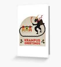 Krampus Greetings Greeting Card