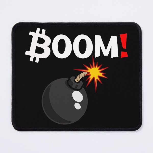 Item preview, Bitcoin BOOM! BTC Crypto Comic Bomb designed and sold by Galaxy-Corner.