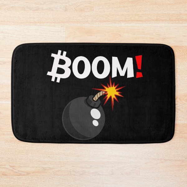 Item preview, Bitcoin BOOM! BTC Crypto Comic Bomb designed and sold by Galaxy-Corner.
