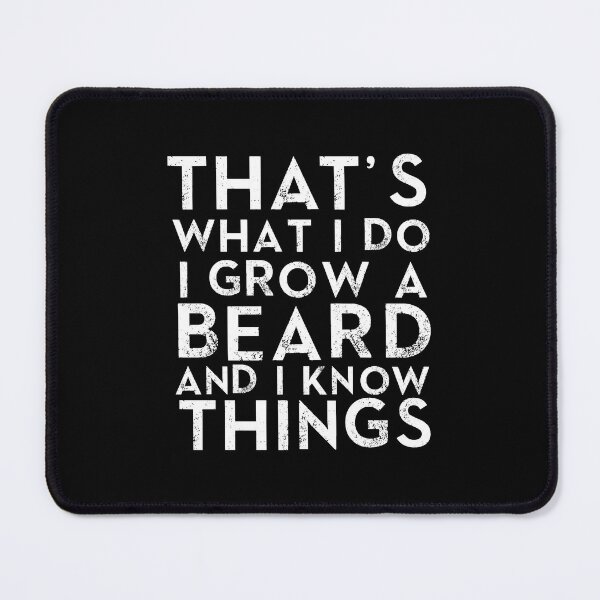 Item preview, Grow A Beard And Know Things designed and sold by corbrand.