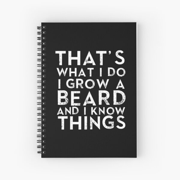 Item preview, Grow A Beard And Know Things designed and sold by corbrand.