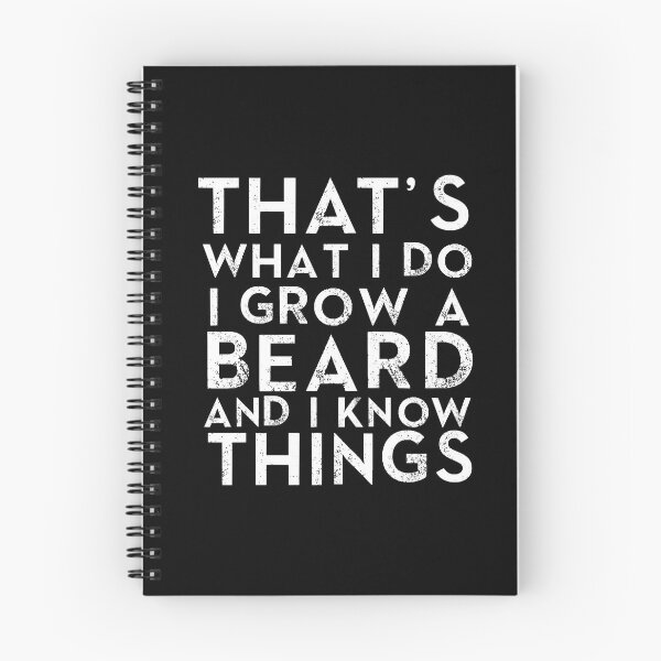 Item preview, Grow A Beard And Know Things designed and sold by corbrand.