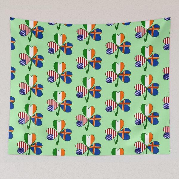 Item preview, Aaland Islands Irish American Shamrock designed and sold by AuntieShoe.