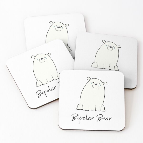 Item preview, Bipolar Bear | Bipolar Disorder | Mental Health Awareness designed and sold by Presto Prints Design.