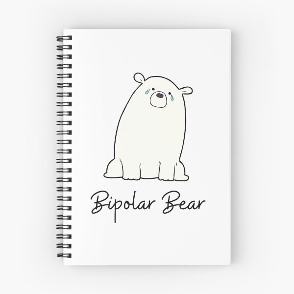 Item preview, Bipolar Bear | Bipolar Disorder | Mental Health Awareness designed and sold by Presto Prints Design.