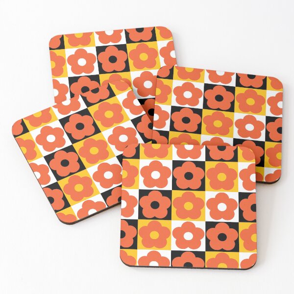 Item preview, Seamless orange flower pattern designed and sold by darshants.