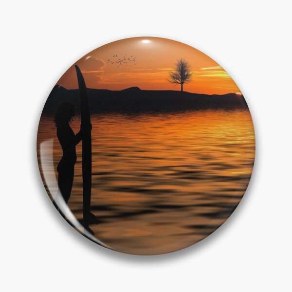 Item preview, Surfer At Sunset- Nature Photography. designed and sold by NoStopsGo.