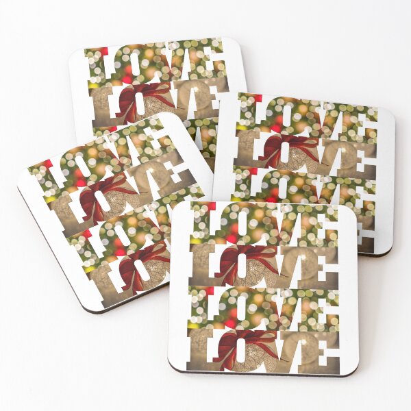 Item preview, LOVE LOVE LOVE LOVE Luces navideñas y lazo - Original de Boo-da-chay designed and sold by Boo-da-chay.
