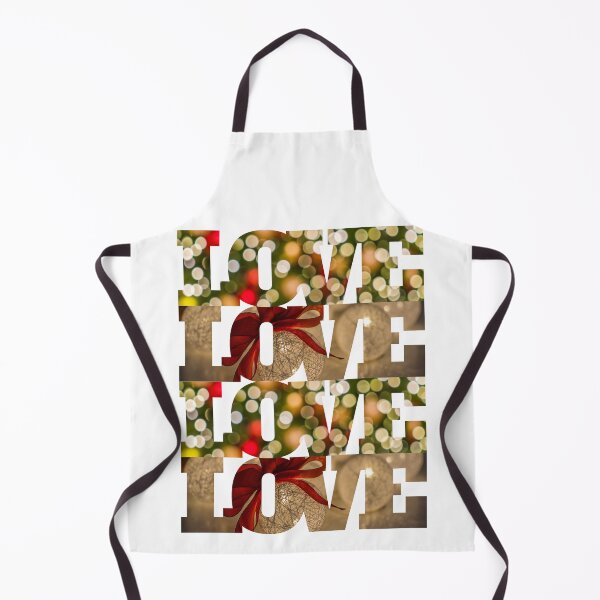 Item preview, LOVE LOVE LOVE LOVE Christmas Lights and Bow - Original by Boo-da-chay designed and sold by Boo-da-chay.