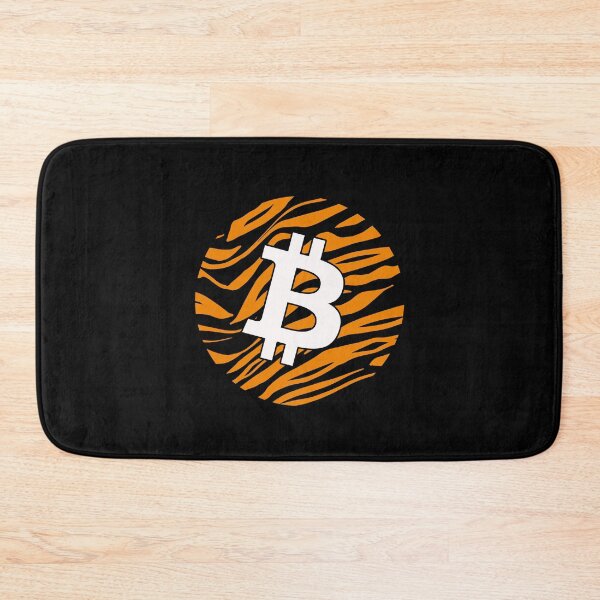 Item preview, Bitcoin Logo BTC Crypto Tiger Look designed and sold by Galaxy-Corner.