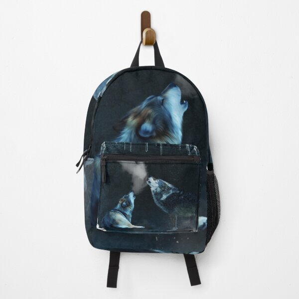 Item preview, Awesome wolves in the winter landscape designed and sold by nicky2342.