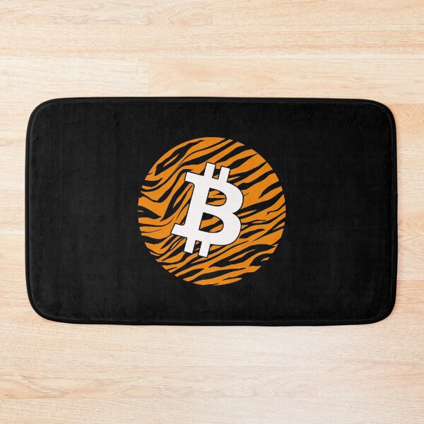 Item preview, Bitcoin Logo BTC Crypto Tiger Look designed and sold by Galaxy-Corner.