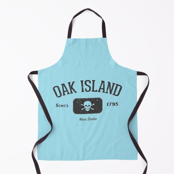 Artikelvorschau, Oak Island Piraten Totenkopf mit gekreuzten Knochen Geschenkprodukt - Schwarz entworfen und verkauft von Tracey-cashop.