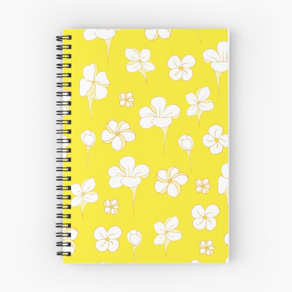 Item preview, vector seamless white flower on yellow background designed and sold by darshants.