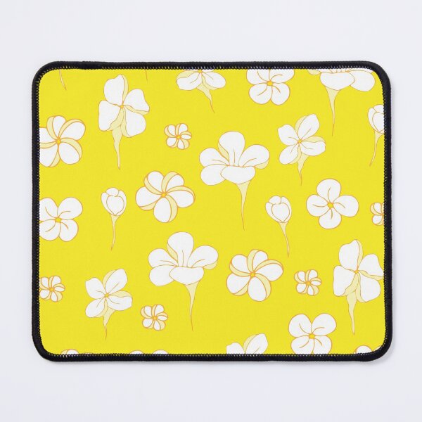 Item preview, vector seamless white flower on yellow background designed and sold by darshants.