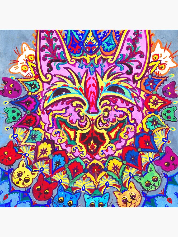 The Colorful, Dancing, Psychedelic Cats of Louis Wain