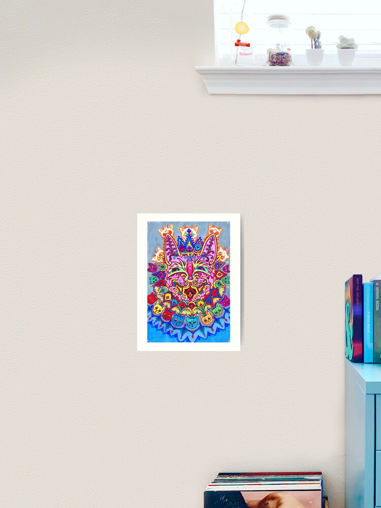 Louis Wain Christmas Party Art Print for Sale by raybondesigns