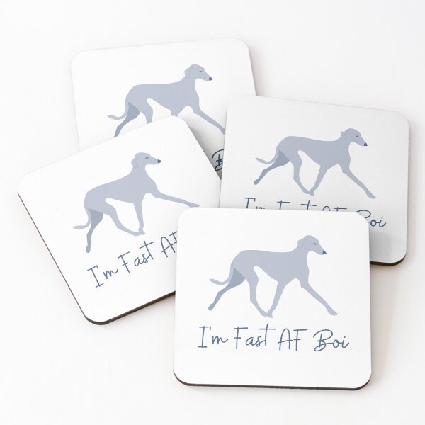 Item preview, I'm Fast AF Boi | Greyhound | Greyhound Mom designed and sold by Presto Prints Design.