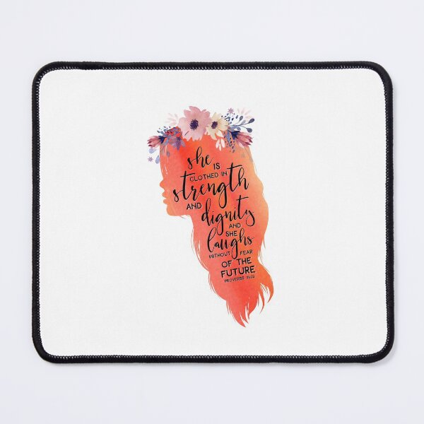 Item preview, Christian Verse - She Is clothed in strength and dignity designed and sold by JacquelineLim.