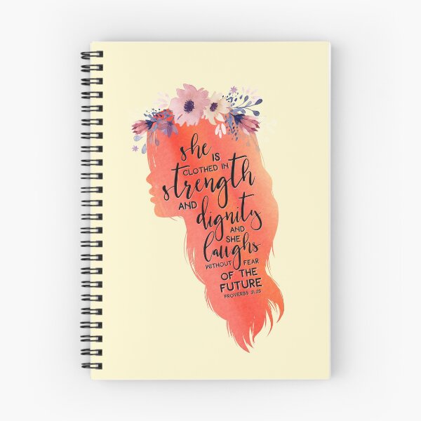 Item preview, Christian Verse - She Is clothed in strength and dignity designed and sold by JacquelineLim.